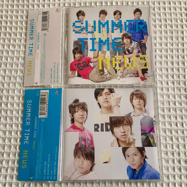 NEWS(ニュース)のNEWS CD「SUMMER TIME」全形態セット ☆美品です♪ エンタメ/ホビーのCD(ポップス/ロック(邦楽))の商品写真