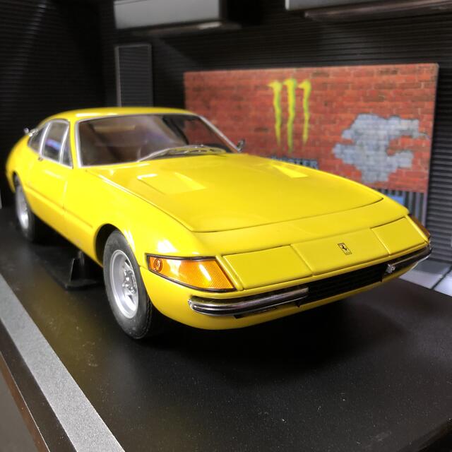 未展示品 京商 1/18 フェラーリ 365GTB/4 デイトナ '71 イエロー www