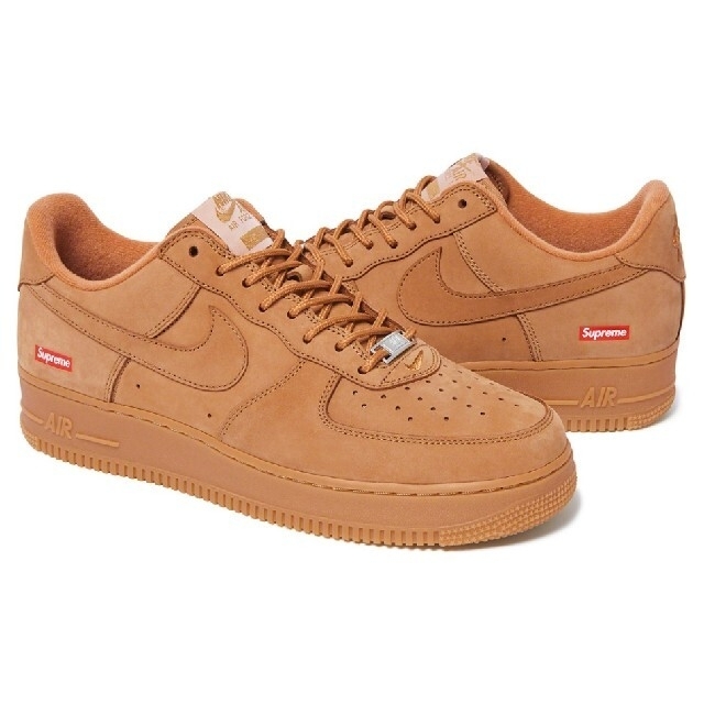 Supreme Nike Air Force1 Flax / Wheat