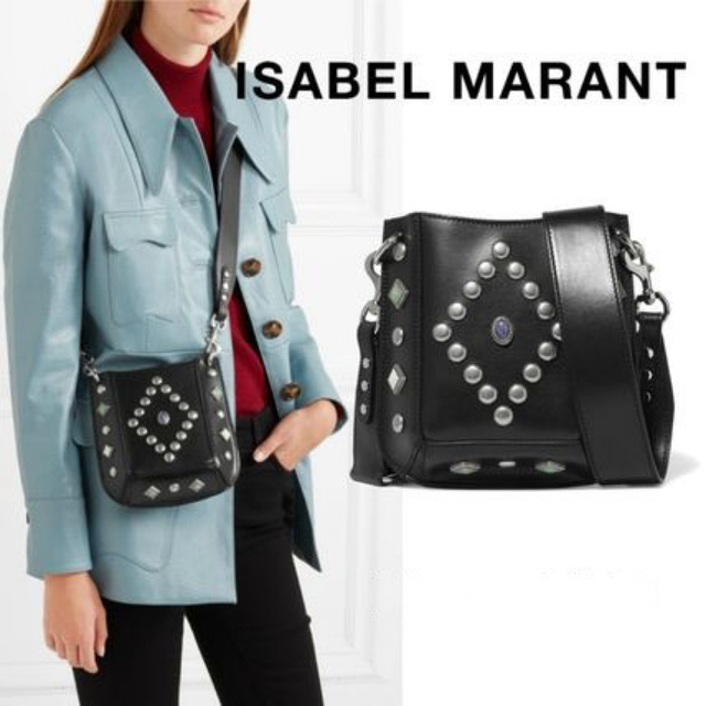 Isabel Marant(イザベルマラン)のisabel marant スタッズレザーバック レディースのバッグ(ショルダーバッグ)の商品写真