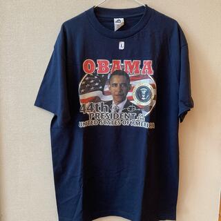 【未使用】オバマ　Tシャツ　Lサイズ(Tシャツ/カットソー(半袖/袖なし))