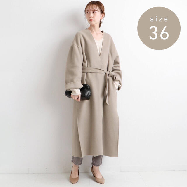 IENA 】《追加》MANTECOダブルフェイスコート◇ベージュ twispwa.com