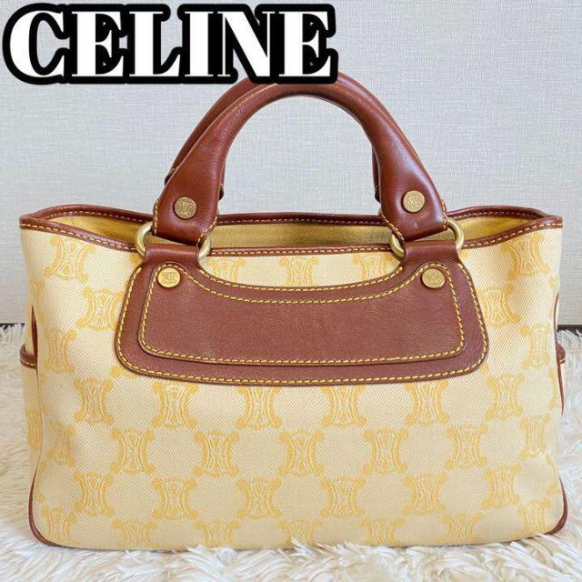 celine(セリーヌ)の【希少】CELINE ブギーバッグ パリマカダム　デニム　ハニーマスタード レディースのバッグ(ハンドバッグ)の商品写真