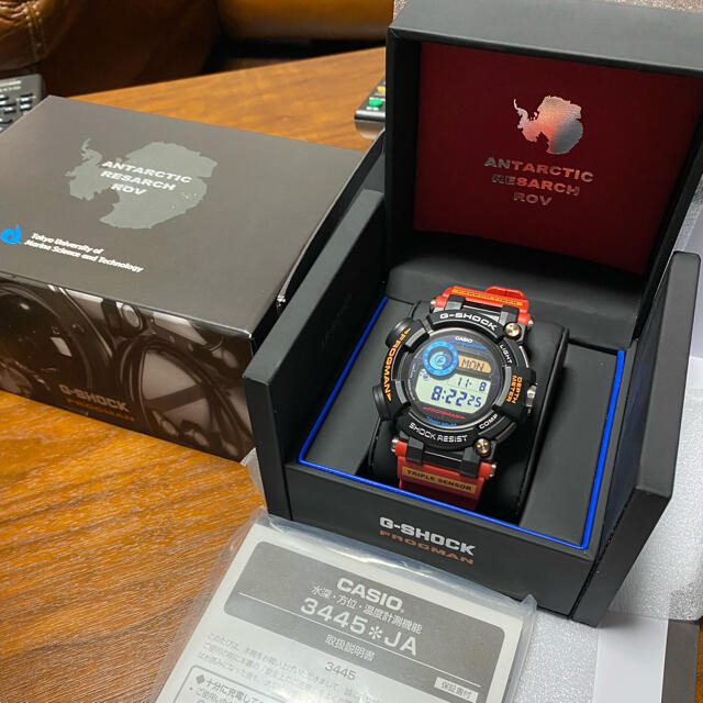 着後レビューで 送料無料】 G-SHOCK フロッグマン GWF-D1000ARR-1JR
