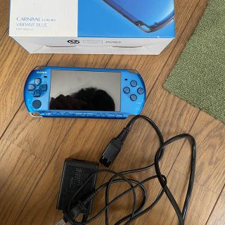 ソニー(SONY)のPSP ブルー(携帯用ゲーム機本体)