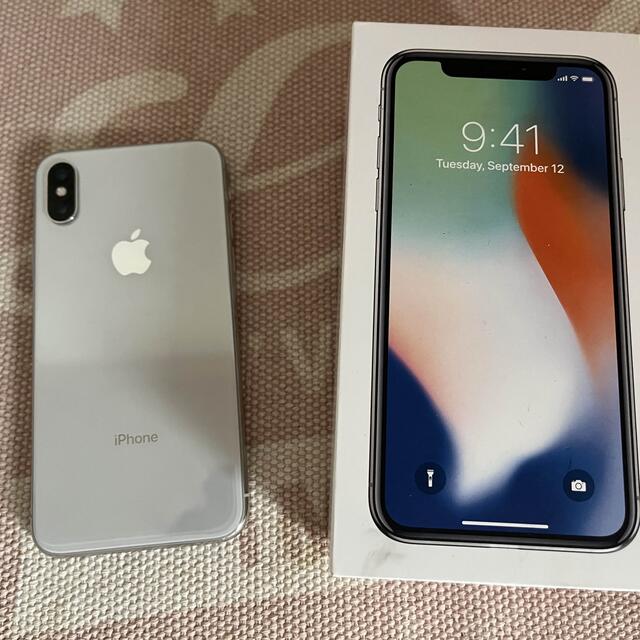 専用］iPhone X Silver 256 GB docomo