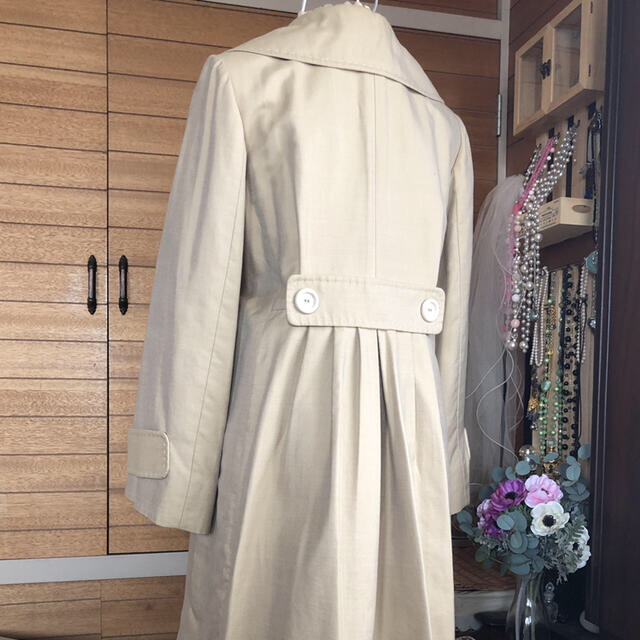 FOXEY BOUTIQUE コットンシルクコートロングコート