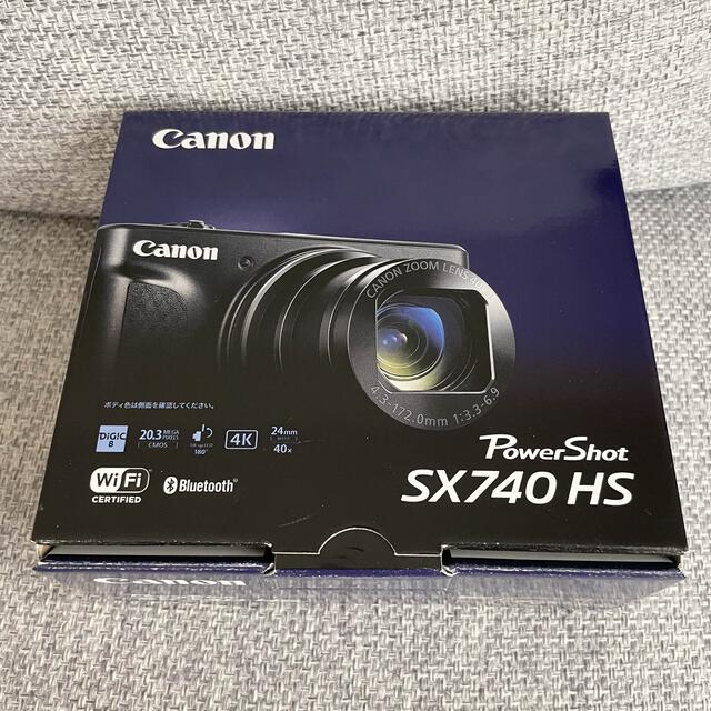 【おトク】 Canon - Canon PowerShot ブラック HS SX740 コンパクトデジタルカメラ