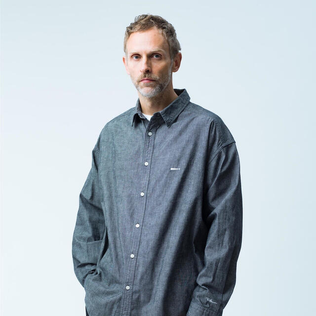 Ron Herman(ロンハーマン)のDescendant RonHerman Black ChambrayShirt メンズのトップス(シャツ)の商品写真