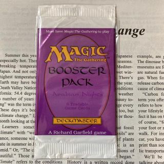 マジックザギャザリング(マジック：ザ・ギャザリング)のMTG アラビアンナイト　未開封ブースターパック　激レア(Box/デッキ/パック)