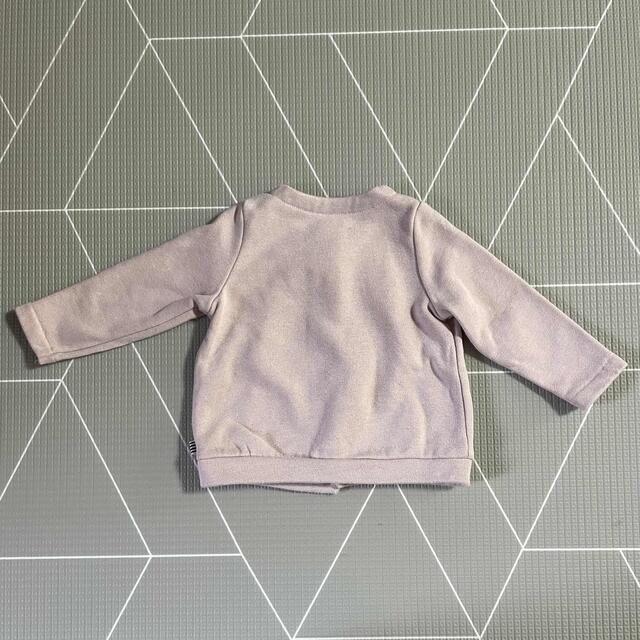 PETIT BATEAU(プチバトー)のプチバトー　スウェット　セットアップ　ピンク　12m/74cm キッズ/ベビー/マタニティのベビー服(~85cm)(その他)の商品写真