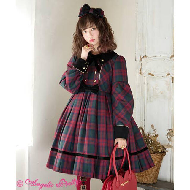 Angelic Pretty(アンジェリックプリティー)のAngelicPretty Modern StudentワンピースSet レディースのワンピース(ひざ丈ワンピース)の商品写真