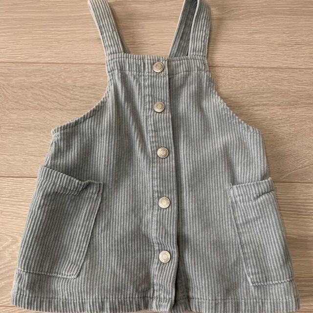 ZARA KIDS(ザラキッズ)のZARAベビー　9-12 80サイズ　スカート　水色 キッズ/ベビー/マタニティのベビー服(~85cm)(ワンピース)の商品写真