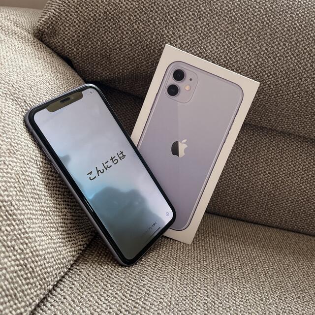 iPhone11 64GB パープル　SIMフリー