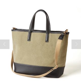 レザー NEWYORKER スプリットレザー 2wayキャンバストートバッグの通販