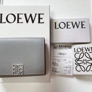 ロエベ(LOEWE)のロエベ　LOEWE 三つ折り財布　ウォレット　アナグラムトラフォールド(財布)