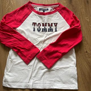 トミーヒルフィガー(TOMMY HILFIGER)のTOMMY HILFIGER キッズ 110 ラグランロンティ 訳あり(Tシャツ/カットソー)