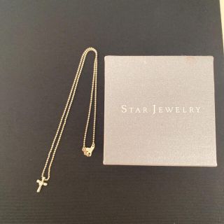 スタージュエリー(STAR JEWELRY)のSTAR JEWELRY ネックレス　925  k18(ネックレス)