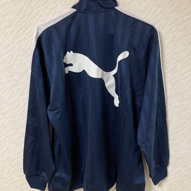 PUMA (新品) ジャージ ジャケットパンツ上下セット　サイズＬ　ネイビーx白