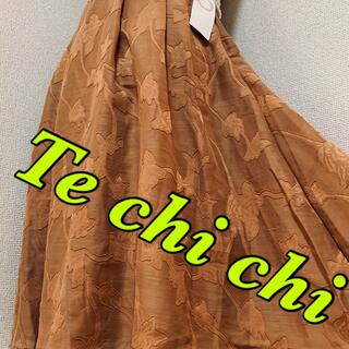 テチチ(Techichi)の  Te Chichi  タグ付き 透かしカット ジャカート スカート　(ひざ丈スカート)