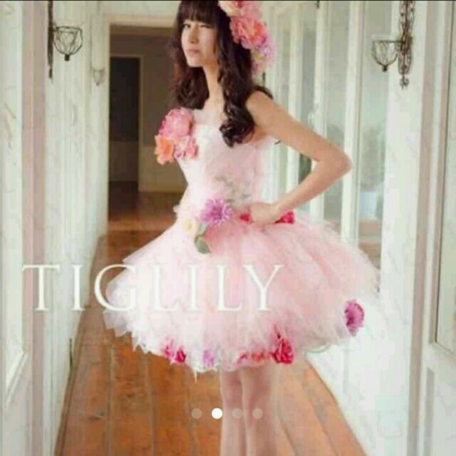 *KAHO*様専用♥【新品未使用】カラードレス♥ピンク♥ブライダルアモーレ レディースのフォーマル/ドレス(ウェディングドレス)の商品写真
