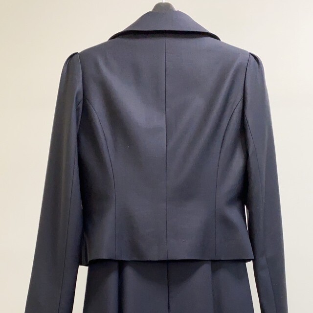 René(ルネ)のRene　お受験スーツ ジャケット　ワンピース　濃紺　34サイズセット レディースのワンピース(ひざ丈ワンピース)の商品写真