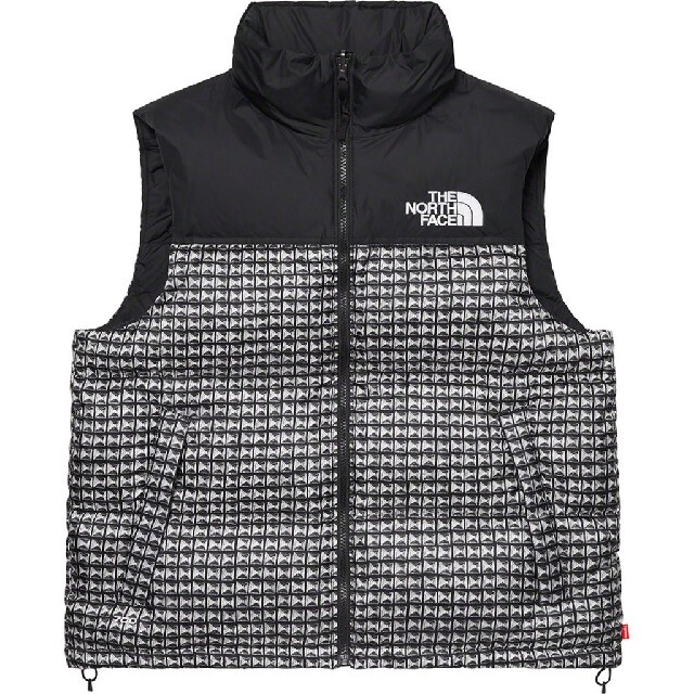 Supreme North Studded Nuptse Vest ブラック