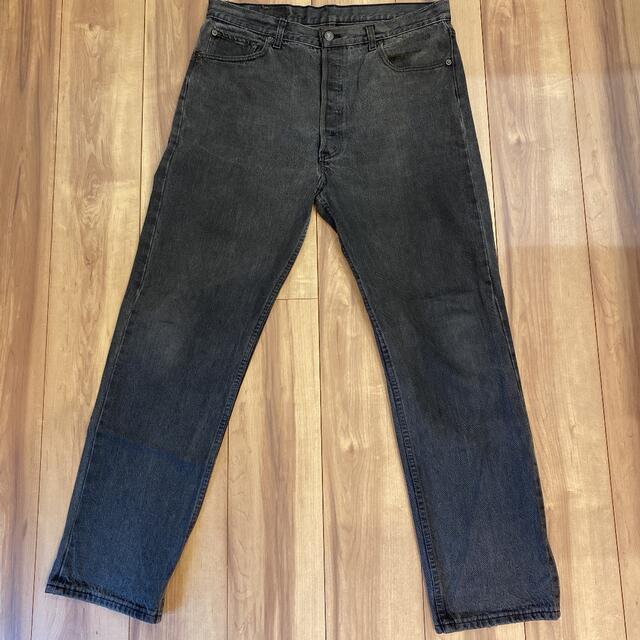 92年製 levis 501 ブラックデニム