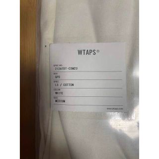 2021 AW wtaps GPS LS COTTON ロンT M ホワイト