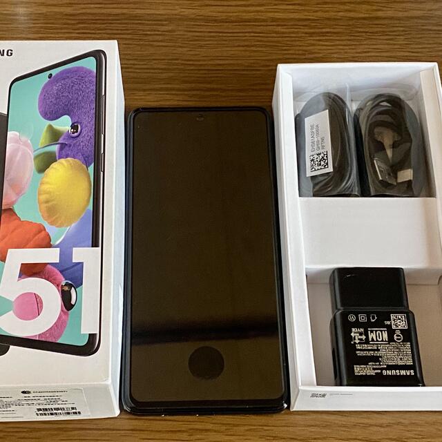 【ほぼ新品】Galaxy A51 128GB SIMフリー グローバル版 黒