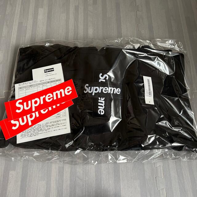 supreme cross box logo hooded sweatshirt