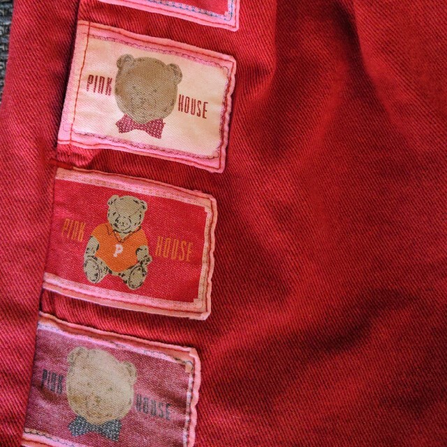 PINK HOUSE(ピンクハウス)のセール最終価格❦ベビーピンクハウス♥クマちゃんデニム半ズボン キッズ/ベビー/マタニティのキッズ服女の子用(90cm~)(パンツ/スパッツ)の商品写真