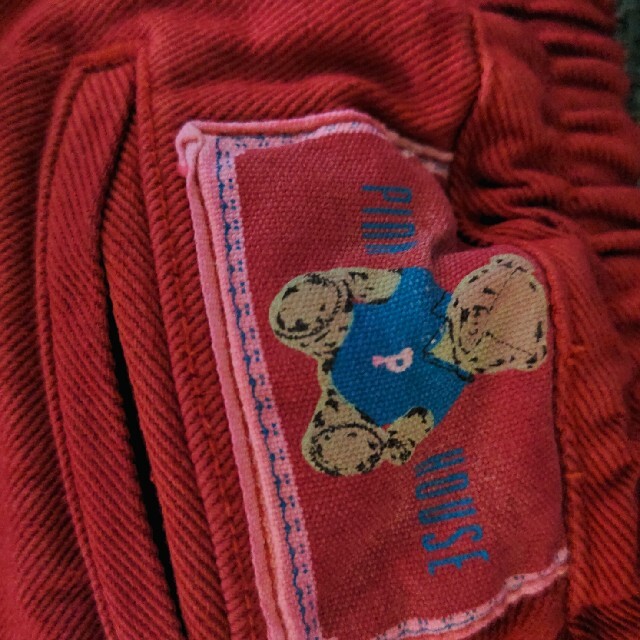 PINK HOUSE(ピンクハウス)のセール最終価格❦ベビーピンクハウス♥クマちゃんデニム半ズボン キッズ/ベビー/マタニティのキッズ服女の子用(90cm~)(パンツ/スパッツ)の商品写真