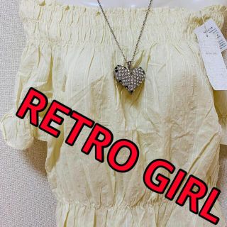 レトロガール(RETRO GIRL)のRETRO GIRL   タグ付き　オフショル　(シャツ/ブラウス(半袖/袖なし))