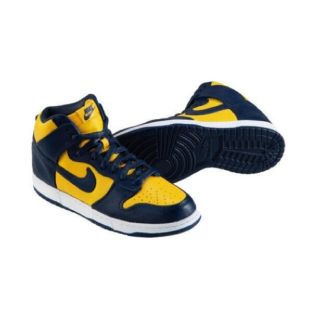 バンダイ(BANDAI)のNIKE DUNK HIGH Michigan Navy/Yellow(その他)