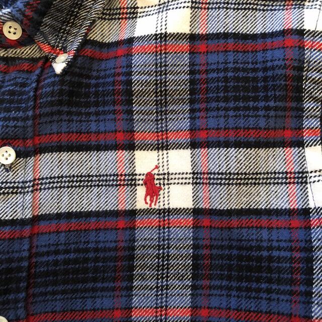 Ralph Lauren(ラルフローレン)の値下げ　ラルフローレン　ボタンダウンシャツ　サイズ150 キッズ/ベビー/マタニティのキッズ服男の子用(90cm~)(Tシャツ/カットソー)の商品写真