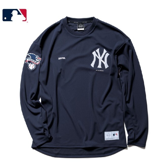 F.C.R.B.(エフシーアールビー)のF.C.Real Bristol MLB TOUR L/S YANKEES XL メンズのトップス(Tシャツ/カットソー(七分/長袖))の商品写真