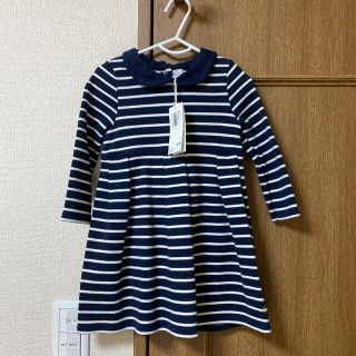 プチバトー(PETIT BATEAU)のプチバトー　ワンピース　24m86cm(ワンピース)