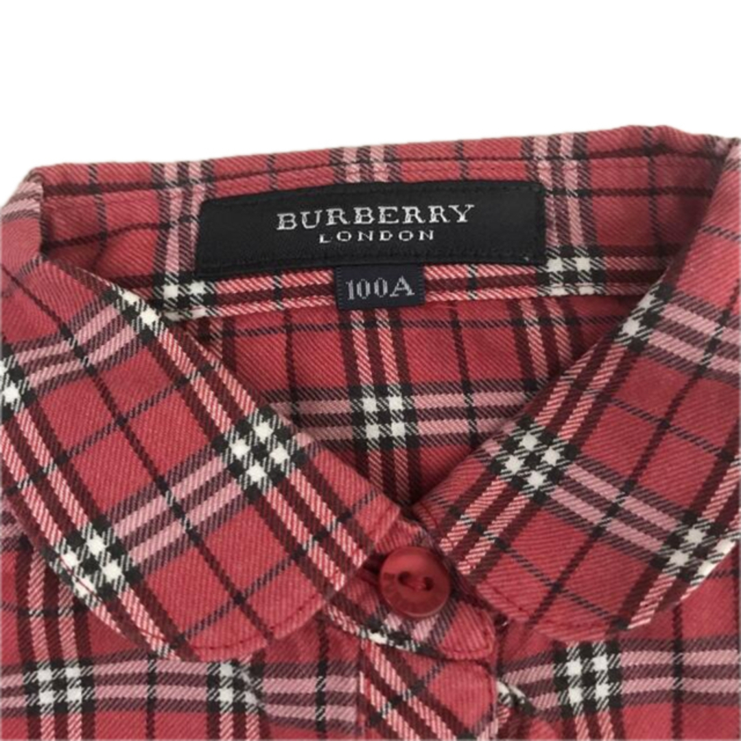 BURBERRY(バーバリー)のBURBERRY❤︎丸襟バーバリーチェック柄フリルブラウス キッズ/ベビー/マタニティのキッズ服女の子用(90cm~)(ブラウス)の商品写真