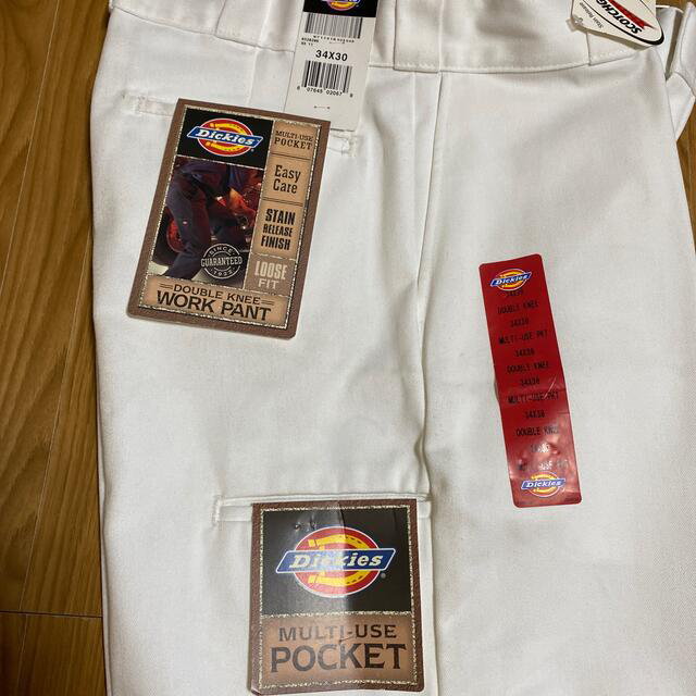 Dickies(ディッキーズ)のdickies  double  knee work pant ホワイト メンズのパンツ(ワークパンツ/カーゴパンツ)の商品写真