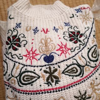 coca 刺繍ニット 未使用タグ無し(ニット/セーター)