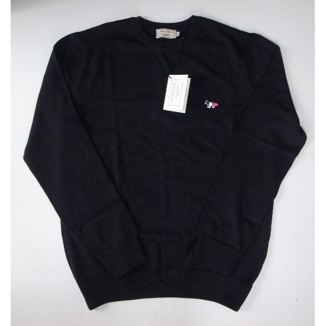 maison kitsune R-NECK FOX PATCH ニット XL