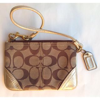 コーチ(COACH)の★★Fuzi様専用！★★美品！★★コーチ(COACH)シグネチャーミニポーチ★★(ポーチ)