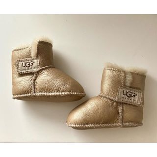 アグ(UGG)のUGG ベビーシューズ　ブーツ　ムートン　ルームシューズ　Sサイズ(その他)