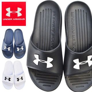 アンダーアーマー(UNDER ARMOUR)のUNDER ARMOUR  コアPTHサンダル  ブラック　26cm(サンダル)