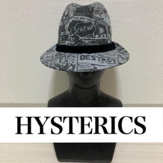 ヒステリックス(HYSTERICS)のHysterics ヒステリックグラマー◆アメコミニュースペーパー ハット 帽子(ハット)