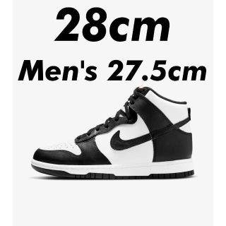 ナイキ(NIKE)のNIKE WMNS DUNK HIGH BLACK AND WHITE(スニーカー)