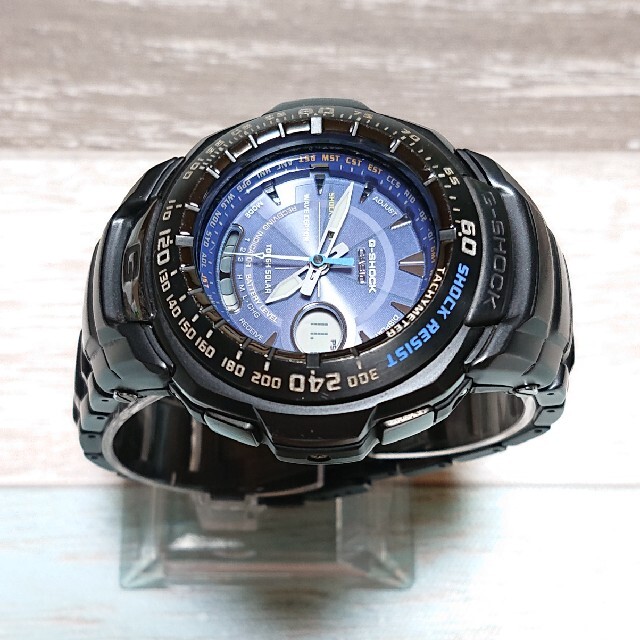 美品【CASIO／G-SHOCK】電波タフソーラー メンズ腕時計 GW-1600