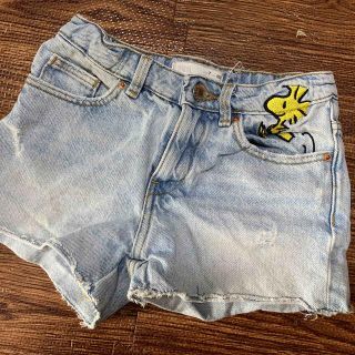 ザラキッズ(ZARA KIDS)のZARA kids SNOOPY スヌーピーショートパンツ　120(パンツ/スパッツ)