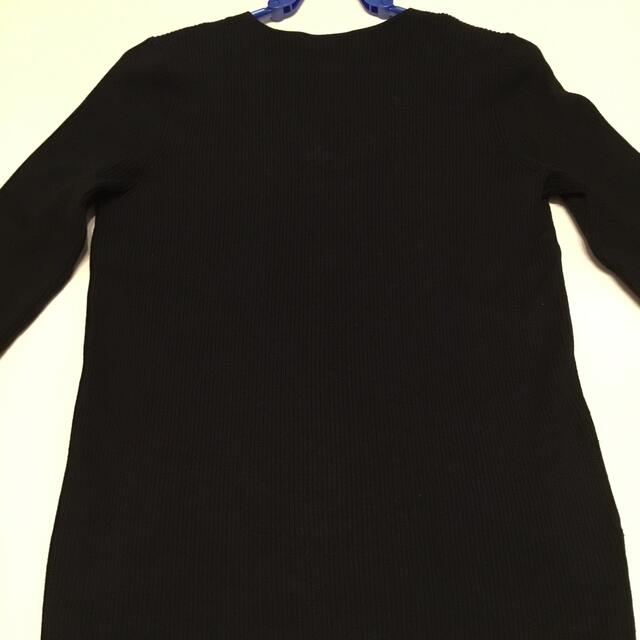 ICB(アイシービー)のiCB L ニット長袖　リボン　黒 レディースのトップス(ニット/セーター)の商品写真
